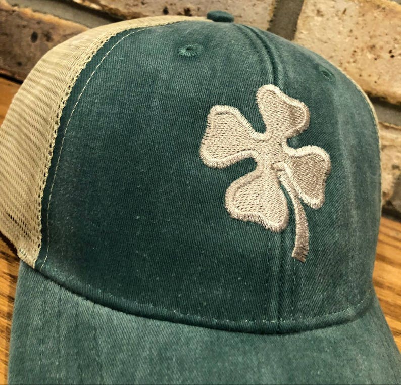 4 Leaf Clover Hat Shamrock Four Leaf Clover St. | Etsy