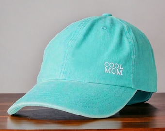 Custom Embroidered Cool Mom Baseball Hat - pick and design your cool mom hat