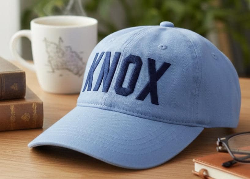Vintage Knox Womens Navy and Gray Hat 3 hat pins 1950\'s size 22 Vintage Knox Womens Navy and Gray Hat 3 hat pins 1950 main image 3