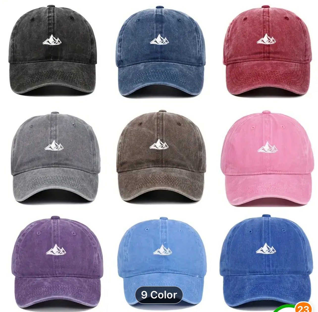 Embroidered Ribbon Cancer Hat Breast Cancer Awareness Hat 