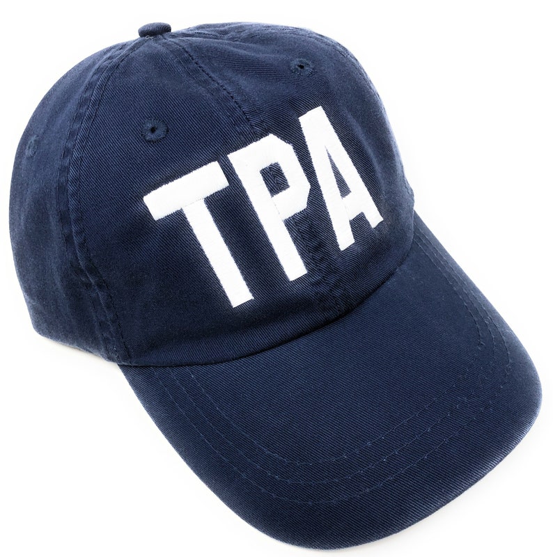 Custom Embroidered TPA Tampa International Airport Code Etsy
