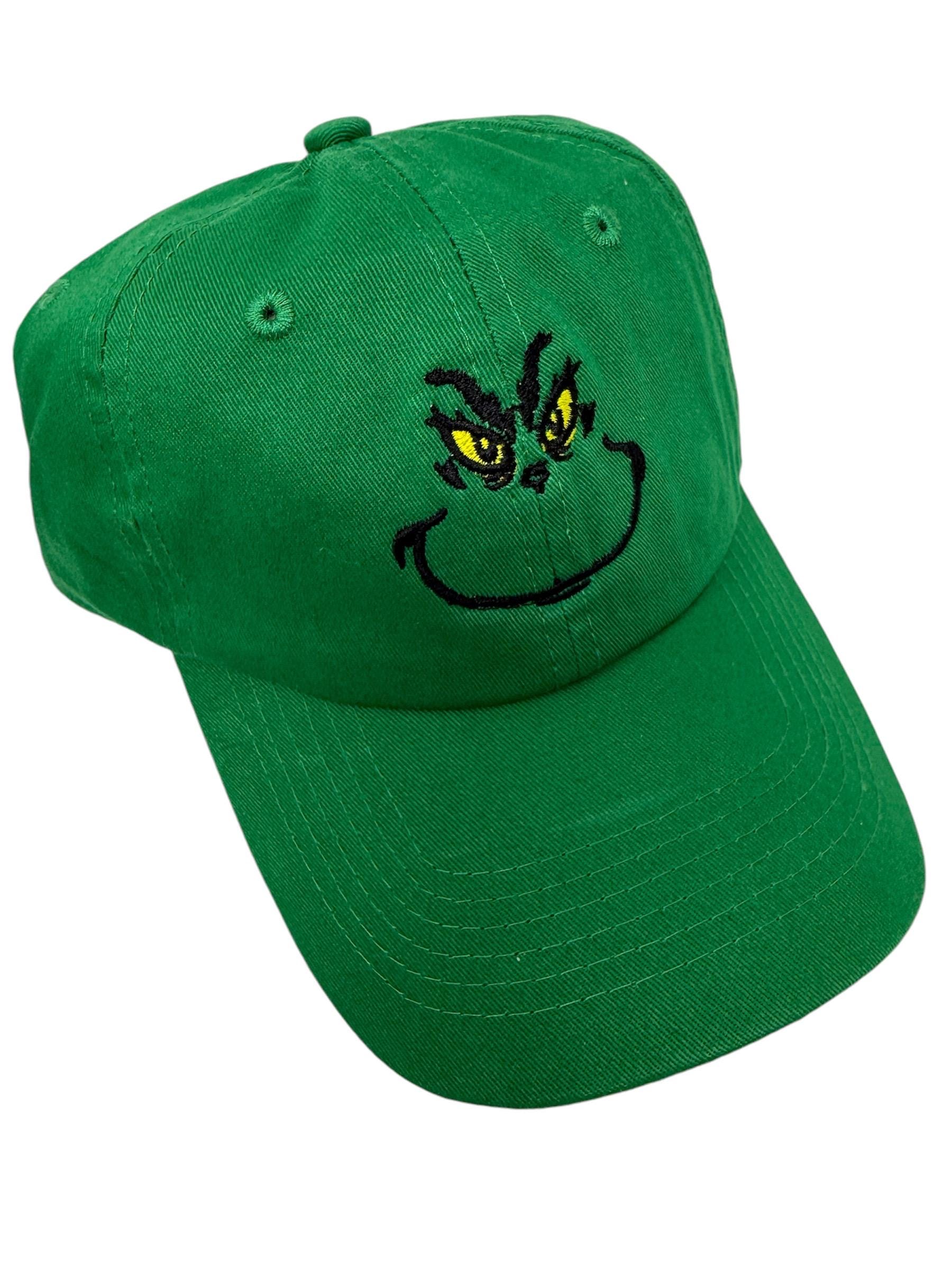 Custom Embroidered Grinch Baseball Hat