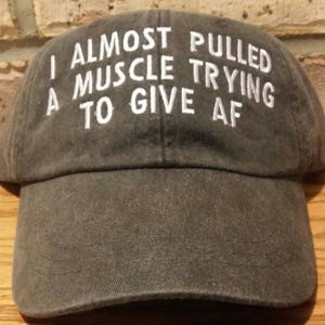 Embroidered Baseball Hat: Funny Slogan, Personalized Trucker Hat