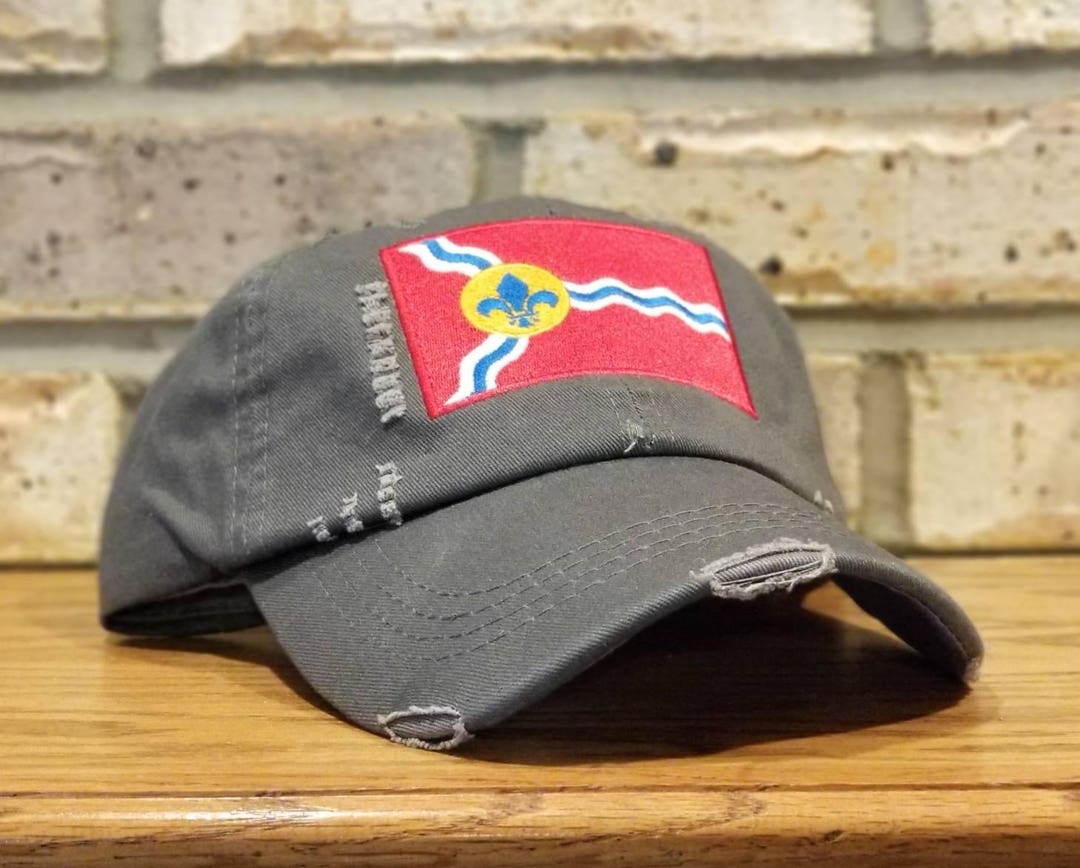 St. Louis Flag Hat STL hat, Saint Louis City Flag, St Louis Missouri ...