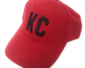 Custom Embroidered KC Kansas City Airport Code Baseball Hat
