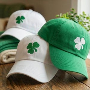 Embroidered Shamrock Hat: St. Patrick display picture 2