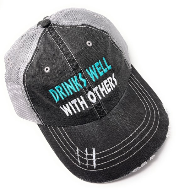 Custom Embroidered Drinks Well With 
