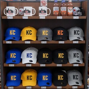 Custom Embroidered KC Kansas City Airport Code Baseball Hat Chiefs Super Bowl Fan Gift Cap image 4