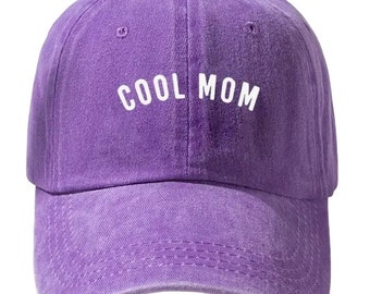 Custom Embroidered Cool Mom Baseball Hat - pick and design your cool mom hat