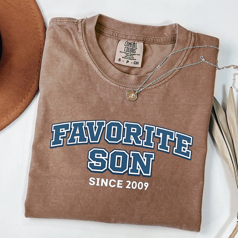 Custom Favorite Daughter Shirt, Favorite Son, Daughter Sweatshirt, Son Shirt, Funny Gift for Daughter, Son Gift Idea, Custom Year Shirt image 2