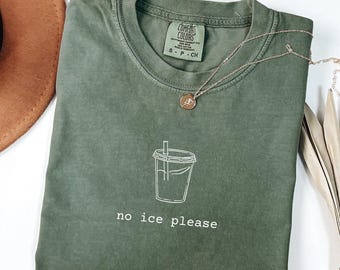 No Ice Please Shirt, Subtle Anti Ice Shirt, Comfort Colors Human Rights Shirt, Political Protest Shirt, Social Justice, Abolish ICE Shirt
