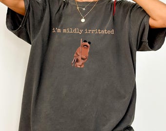 I'm Mildly Irritated Marcus Shirt, Marcus Meme Shirt, Marcus The Worm Meme T-Shirt, Brain Rot shirt, Robert Help, Marcus The Worm Ugly Tee