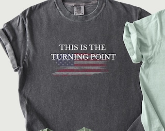 T-shirt Turning Point Memorial, T-shirt Patriotic Freedom, MAGA Rally