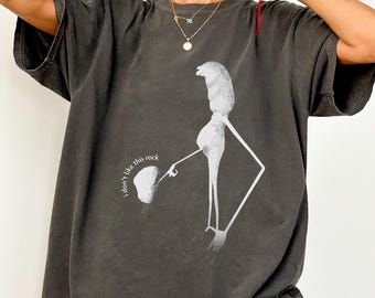 Jag gillar inte den här rocktröjan, Marcus the Worm meme-t-shirt, Marcus meme-tröja, Marcus the Rock meme, roliga meme-tröjor, rolig vängåva