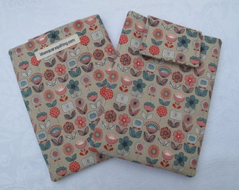 Estuche / Funda / Funda para Kindle o Kindle Paperwhite (modelo pre-2021)- flores retro