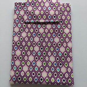 Kindle Case, fabric sleeve for Kindle Paperwhite, padded cover for Paperwhite (pre-2021) - purple eyes