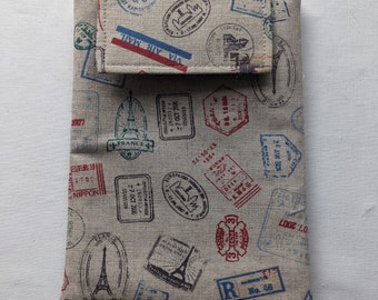 Funda para Kindle Paperwhite 2021: cubierta acolchada con sellos de viaje