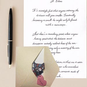 Handwritten Letter Writing Custom Service, Wedding Vow, Love Letter Calligraphy, Anniversary Gift,Personalised Gift Present,Valentine&#39;s Gift