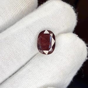 Natural Burma Ruby Loose 5.30ct Gemstone Oval Cut 12x9 mm Certified Burmese Red Ruby for Custom Engagement Ring  Jewelry Making Stone