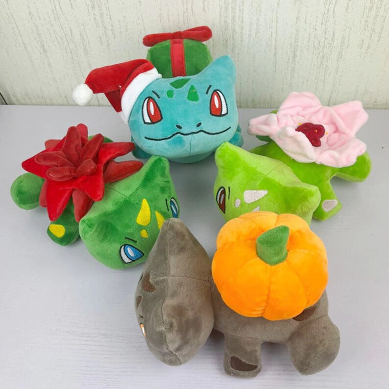 pink bulbasaur plush