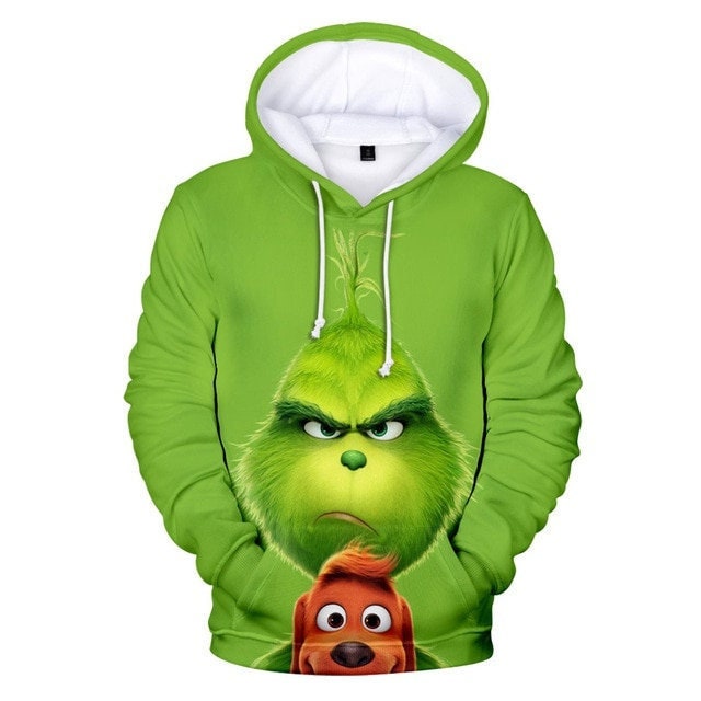 Grinch 3d Hoodie - Etsy