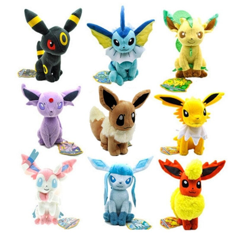 all eevee evolution plushies