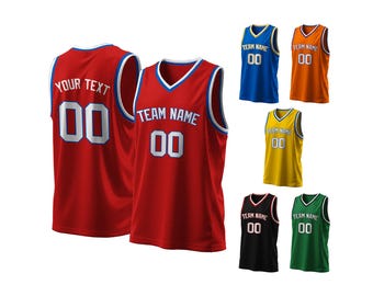 Custom Basketball Jersey: Personalized Embroidered Team Uniform