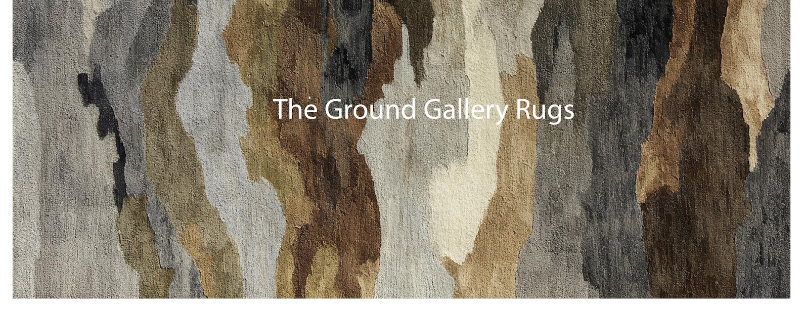Abstract Earth Tones Rug, Handmade Area Rug, Neutral Living Room Decor ...