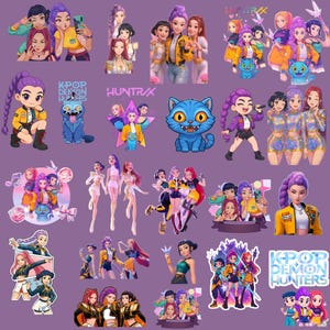 Huntrix Kpop Demon Hunters PNG SVG, Kpop Idol Group Shirt design,Girl Dinner Png,Saja Boys Girls Bands Png,Huntrix fans,Digital Download