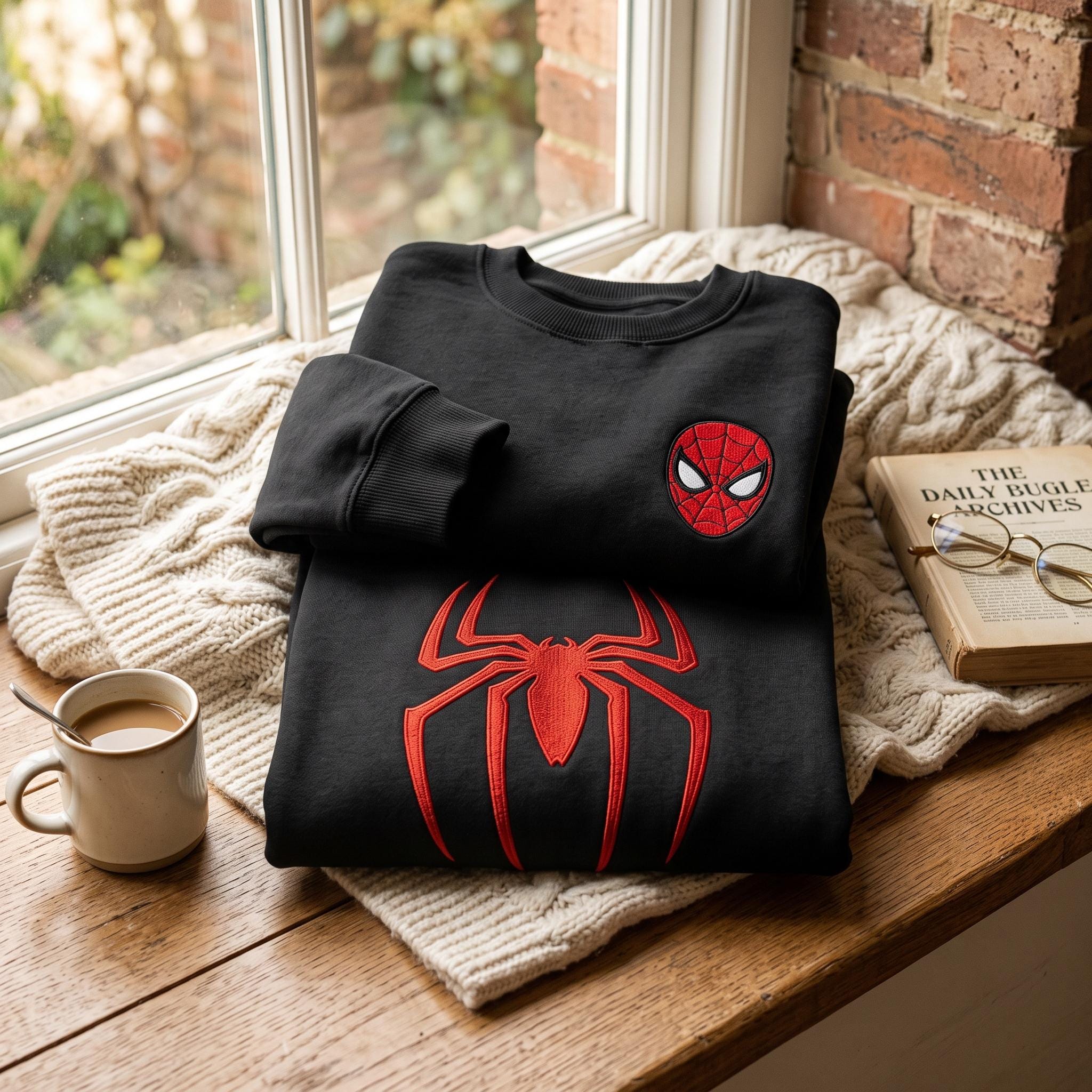 トップス Spider-Man Sweater XL BLACK Buy Spider Man Sweater Online In India - Etsy India