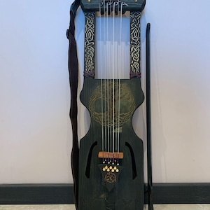 Tagelharpa &quot;Yggdrasil&quot; – handgemaakt noords strijkinstrument