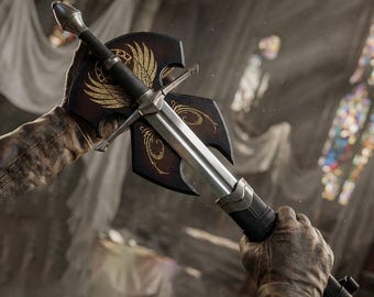 Handgemaakte Aragorn's Strider's Ranger middeleeuws zwaard prop, ring of power, replica zwaard, cosplay mes muur decor, Arwen cadeau voor hem, vader
