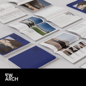 Minimalist Architecture Portfolio Template – A4 InDesign File – Editable Layout for Your Applications – Digital Download