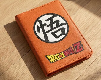 Dragon Ball Z Passport Cover | DBZ Anime Travel Wallet | Goku