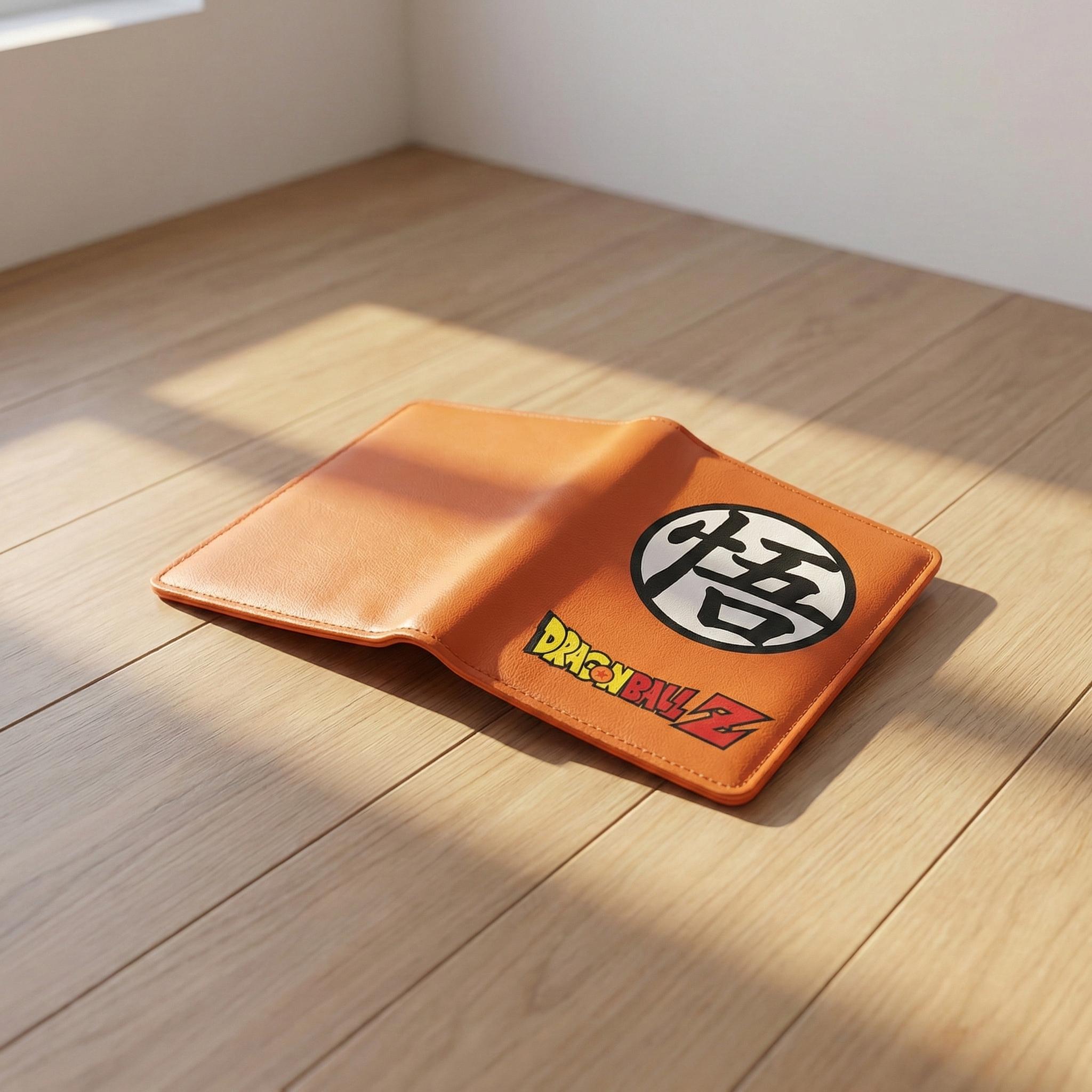 Dragon Ball Z Passport Cover | DBZ Anime Travel Wallet | Goku