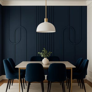 DIY Wall Molding Kit, Easy Install Wall Moulding Package, Modern Wall, Wainscoting Panel, Accent Wall Kit, CNC Cut, High-Quality MDF