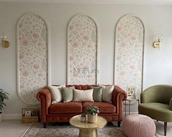 Arched MDF Wall Panel Kit | DIY Wall Molding Frame Set