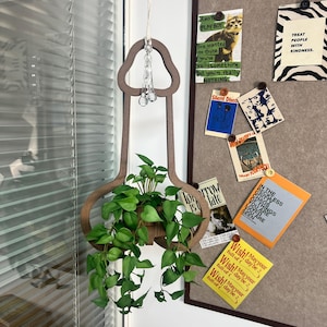 Rise & Plant Air Plant Hanger XXL | 17&quot;x10.6&quot; Large Wall Hanging Decor | Statement Planter for Patio or Entryway | Quirky Housewarming Gift