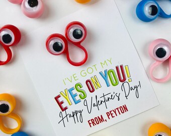 Googly Eyes Valentines Day, Valentines Day Tag, Googly Eyes Valentine Tag, Googly Eyes Gift, Classroom Valentines, Preschool Valentines