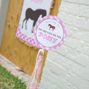 DIY, Pin the Tail on the Pony INSTANT DOWNLOAD