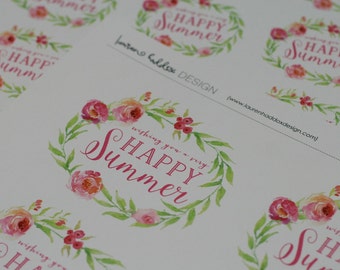 DIY, Happy Summer end of the year gift tag