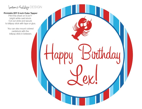 Crawfish Birthday Crawfish Birthday Party Crawfish Etsy