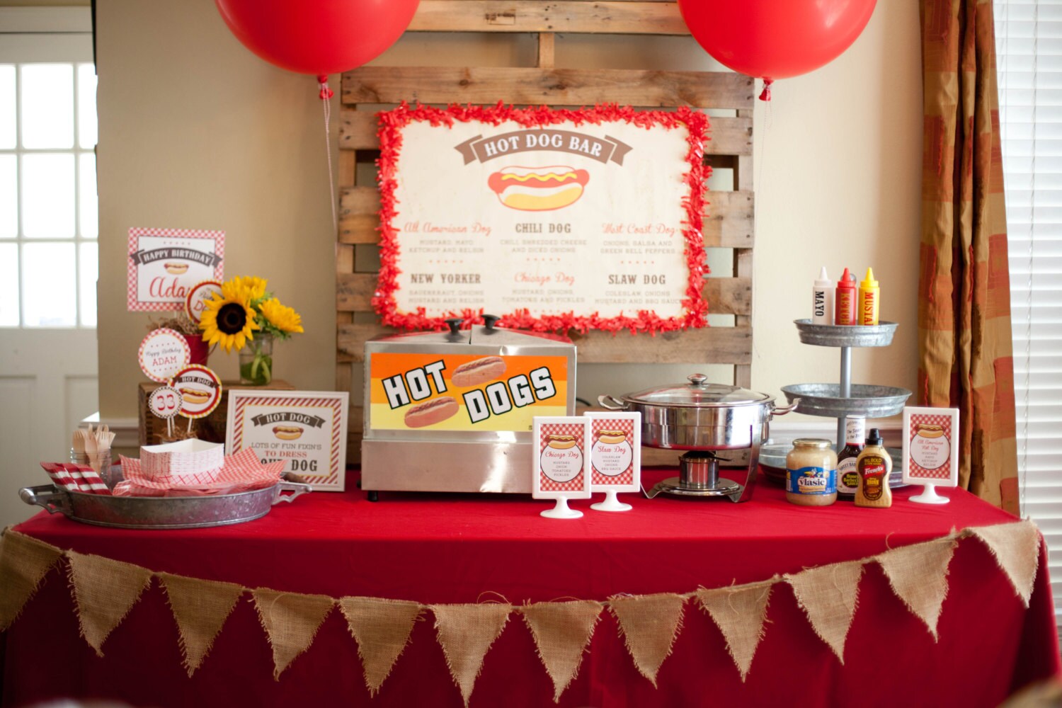 Hot Dog Poster Print 20x30 Poster Print Hot Dog Menu Poster Etsy Canada