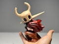 Hollow Knight Inspired Walnut Wood Sculpture • Magnetic Detachable Figurine • Fan Made Merch Gift • Wood Carving Gift • Christmas Gamer Gift product logo