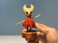 Hollow Knight Hornet Wooden Sculpture • Hand Carved Walnut Figurine • Silksong Inspired Collectible • Christmas Gift Decor