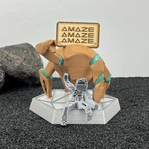 Project Hail Mary Rocky and Grace emotional support collectible with RGB lighting and alien sci fi atmosphere