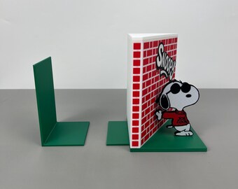 snoopy様❤ジャックラッセル 両面テープ フック♡ Snoopy Bookends | Heavy Duty Character Bookends for Book Nook