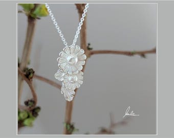 Anhänger Blüte "Schwarzenberger Edelweiß"