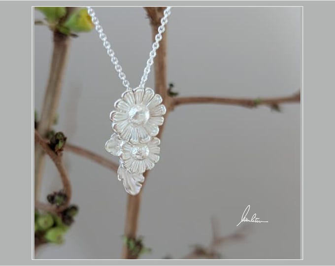 Anhänger Blüte "Schwarzenberger Edelweiß"