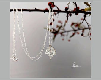 Ahornblatt in Silber